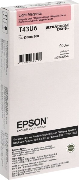 Epson Epson ink cartridge light magenta T 43U 200 ml T 43U64N
