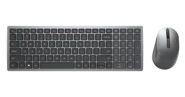 DELL KM7120W SKD titánová / Set bezdrôtovej klávesnice a myši / SKD / 2.4 GHz / Bluetooth 5.0 / USB (580-AIWK)