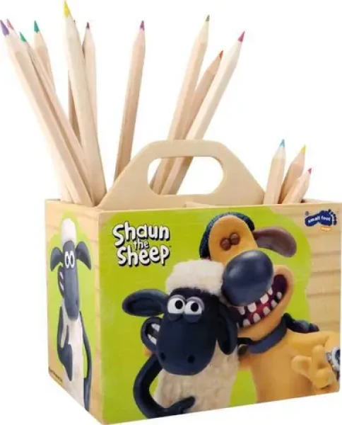 Small Foot Drevený stojan na ceruzky Ovečka Shaun (LE5719)