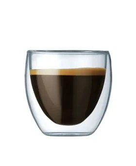 Bodum Pavina 4557-10 / Sada 2 pohárov na Espresso / 80 ml / Dvojstenné