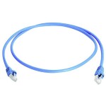 Telegärtner 100009126 RJ45 sieťové káble, prepojovacie káble CAT 6A S/FTP 15.00 m modrá samozhášavý, s ochranou, párové tienenie, dvojžilový tienený, bez; 100009126