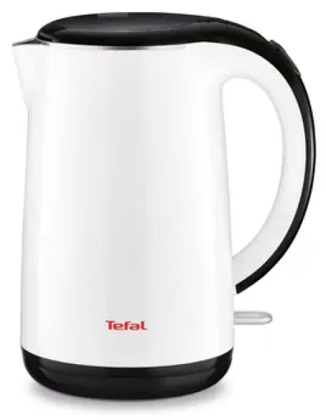 TEFAL Safe#39;Tea KO260130 biela / Rýchlovarná kanvica / 1800W / 1.7 l / plast / otočný konektor 360° (KO260130)