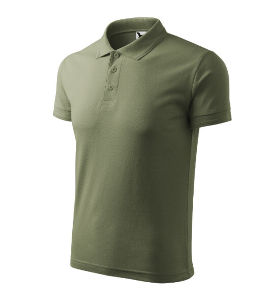 Pánska polokošeľa Pique khaki 3XL