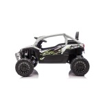 Mamido Detské elektrické autíčko Buggy Kawasaki TERYX KRX1000 24V sivé