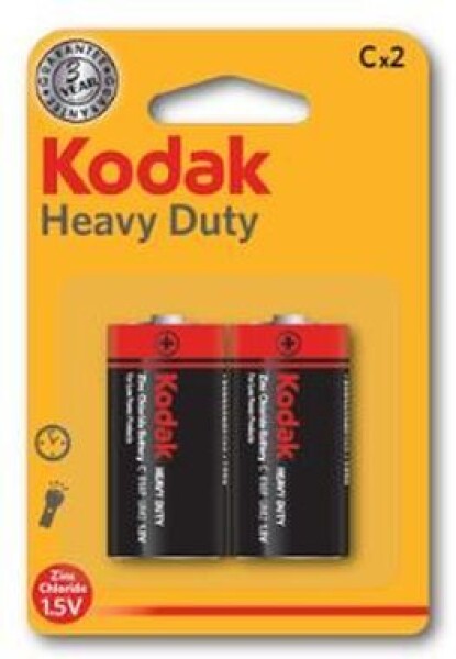 Kodak HEAVY DUTY zinkovo-chloridovej batérie C/2ks/blister (30951051)