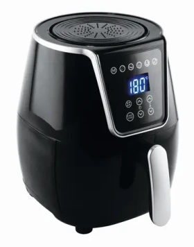 Guzzanti GZ 31D čierna / teplovzdušná fritéza bez oleja / 1500W / 3 l / 6 programov / 80-200 ° C / časovač / LCD (GZ 31D)