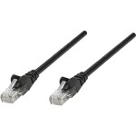 Intellinet 736022 RJ45 sieťové káble, prepojovacie káble CAT 6 S/FTP 30.00 m čierna pozlátené kontakty 1 ks; 736022