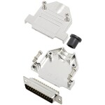 TRU COMPONENTS TCDTNT25MDBPK 7709600 sada D-SUB kolíkové lišty 180 ° Pólov: 25 spájkovaný 1 ks; 7709600