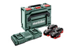 Metabo 685135000 Sada nabíjačka ASC 145 DUO + 4x batéria + Box / 18V / 4x8Ah / Li-HD / MetaBOX 145 (685135000)