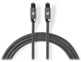 Nedis Optický audio kábel TosLink (M) - TosLink (M) 2.00 m sivá (CATB25000GY20)