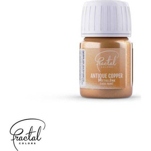 Tekutá kovová farba Fractal - Antique Copper (30 ml) - dortis - dortis