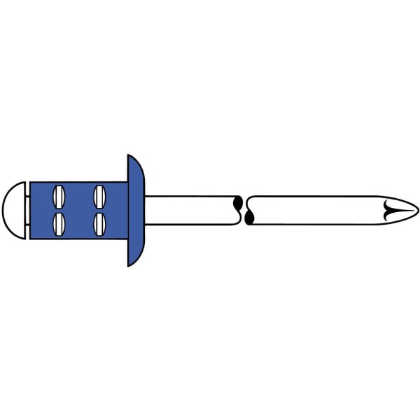 Gesipa 1464887 slepý nit (Ø x d) 3.2 mm x 8 mm ocel ocel 100 ks; 1464887