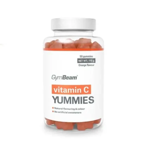 Vitamín C Yummies - GymBeam (pomaranč, 50 kaps.) (113167-1-50caps-orange)