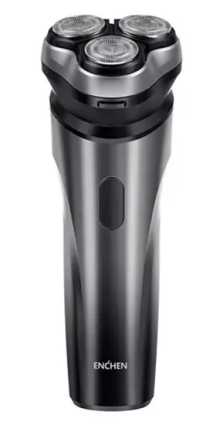 ENCHEN Blackstone Max čierna, strieborná / Holiaci strojček / 3 hlavy / mokré aj suché holenie / USB-C / 70 min (ENCHENBLACKSTONEMax)