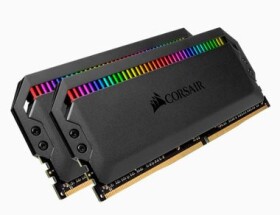 Corsair Dominator Platinum RGB 32GB (2x16GB) 3200MHz (36) čierna / DDR4 / PC4-25600 / CL16-18-18-36 / 1.35V / XMP2.0 (CMT32GX4M2C3200C16)