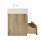 Kúpeľňová skrinka 2 zásuvková s umývadlom SAT B-Way 59x50x45 cm dub mat BWAY260OAKU2BBI BWAY260OAKU2BBI