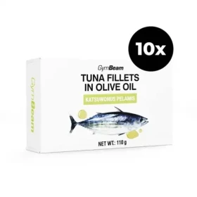 Filety z tuniaka v olivovom oleji - GymBeam (10 x 110 g) (105829-2-10x110g)