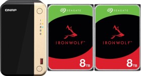 Qnap TS-264-8G + 2x Seagate IronWolf 8TB (ST8000VN004)