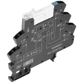 Weidmüller TRZ 24VDC 1CO AGSNO reléový modul, 24 V/DC, 6 A, 1 prepínací, 10 ks; 1984550000