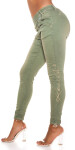 Sexy KouCla Skinny button-fly Jeans white 34