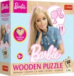 Trefl - Puzzle - Drevené obrysové puzzle Barbie