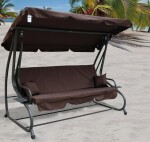 Mamido Záhradná hojdačka tmavo hnedá