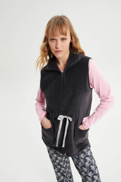 Vamp - Dámska vesta na zips 19463 sivá - Vamp L