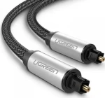 Ugreen AV108 Toslink audio optický kábel (MM) hliníkový oplet 1m šedá (10539)