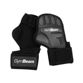 Fitness rukavice Heavy Grip Black - GymBeam (L/XL, čierna) (104734-2-L/XL)