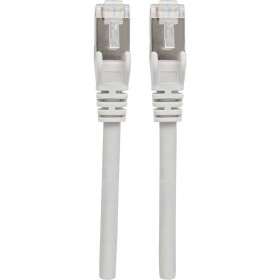 Intellinet 317245 RJ45 sieťové káble, prepojovacie káble CAT 6A S/FTP 5.00 m sivá fóliové tienenie, tienenie pletivom, bez halogénov 1 ks; 317245