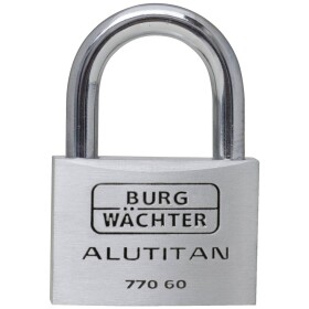 Burg Wächter 36121 visiaci zámok 70.00 mm zámky s rôznymi kľúčmi hliník na kľúč; 36121