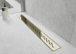 MEXEN/S - Flat M18 odtokový žľab 80 cm zlatý 1523080-15