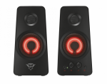 Trust GXT 608 Illuminated 2.0 Speaker Set / Reproduktory / 2.0 / 36W (21202-T)