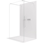 CERANO - Sprchová zástena Walk-in Onyx Duo Ľ/P - 8 mm - hranatá vzpera - chróm, transparentné sklo - 60x200 CER-8050BD2041