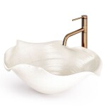 REA - Keramické umývadlo na dosku HM-02 Handmade ART REA-U6329