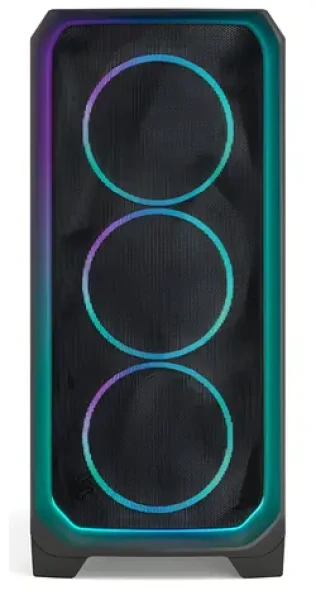 Fractal Design Meshify 3 Ambience Pro RGB čierna / Midi-Tower / TG Light Tint / ATX / bez zdroja / priehľadná bočnica (FD-C-MES3A-03)