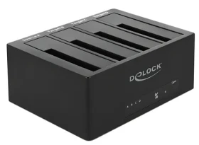 DeLock Dokovacia stanica 4X SATA HDD/SSD / Dokovacia stanica / USB 5 Gbps / Klonovanie (64063)