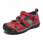 Detské sandále SEACAMP II CNX, racing red/gargoyle, Keen, 1014470, červená - 24