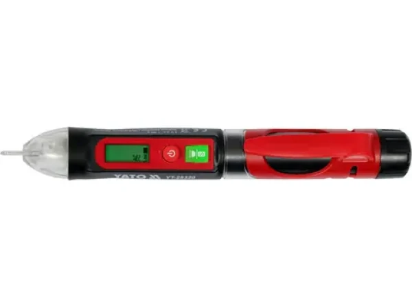 YATO Indukčná skúšačka napätia LCD / Skúšačka napätia / 12-1000 V / LCD displej (YT-28320)