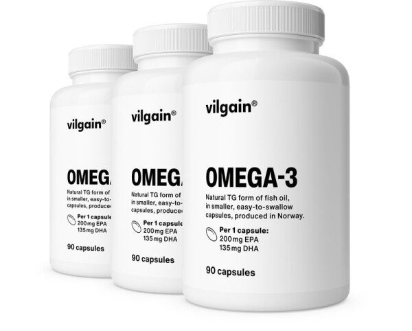 Vilgain Omega-3 – 3× 16 mm 90 kapsúl