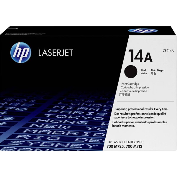 HP Toner 14A náplň do tlačiarne originál náhradný HP CF214A čierna Maximálny rozsah stárnek 10000 Seiten; CF214A