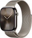 Apple Watch 10 GPS + Cellular 46mm Natural Titanium Milanese Loop M/L Sivý (MWYC3ET/A)