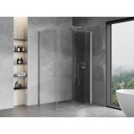 MEXEN/S - Mist-F sprchovací kút skladacie dvere pravá 105 x 85, transparent, chróm 8A6T-105-085-01-00-P