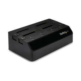 StarTech USB 3.0 4-Bay dok pre HDD a SSD / Dokovacia stanica / 2,5 "a 3,5" SATA / USB 3.0 / čierna (SDOCK4U33)