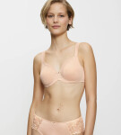 MODERN LACE+COTTON - Podprsenka s kosticami: bavlna a čipka pre maximálne pohodlie Triumph NEUTRAL BEIGE 80D