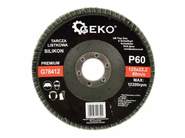 GEKO G78412 / Lamelový kotúč / 125 x 22.2 mm / P60 (G78412)