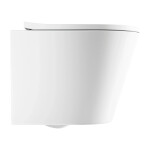 OMNIRES - TAMPA závesné WC so sedadlom pomaly sklápacím, 52 x 36 cm, biela mat TAMPAMWBM
