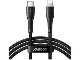 Joyroom SA32-CL3 Nabíjací kábel USB-C (M) - Lightning (M) 30W 1.0m čierna (SA32-CL3 1m Bl)