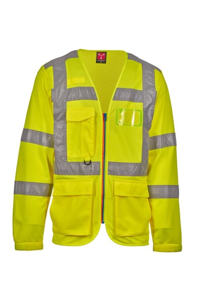 Pracovná reflexná vesta Payper LONG EXO Farba: Žltá fluo, Veľkosť: 4XL (S008630088010064XL)