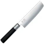 KAI WASABI BLACK Nakiri 16,5 cm / Nôž Nakiri / Oceľ 6A/1K6 / 58 HRC / PP rukoväť (KAI WA6716N)